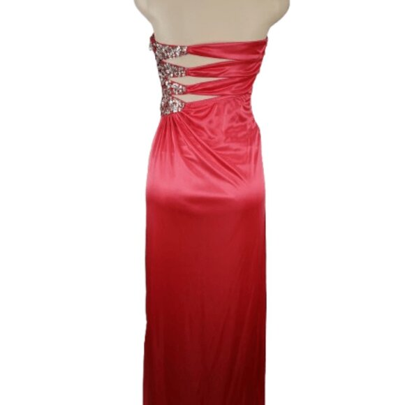 My Michelle women's pink tube gown size 9 - Picture 2 of 6